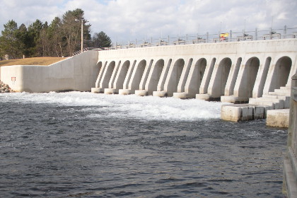 Pine River Dam at Cross Lake, Minnesota