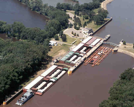Mississippi River Lock and Dam 3