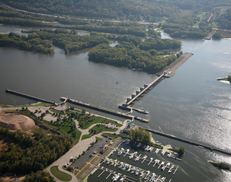 Mississippi River Lock and Dam 6